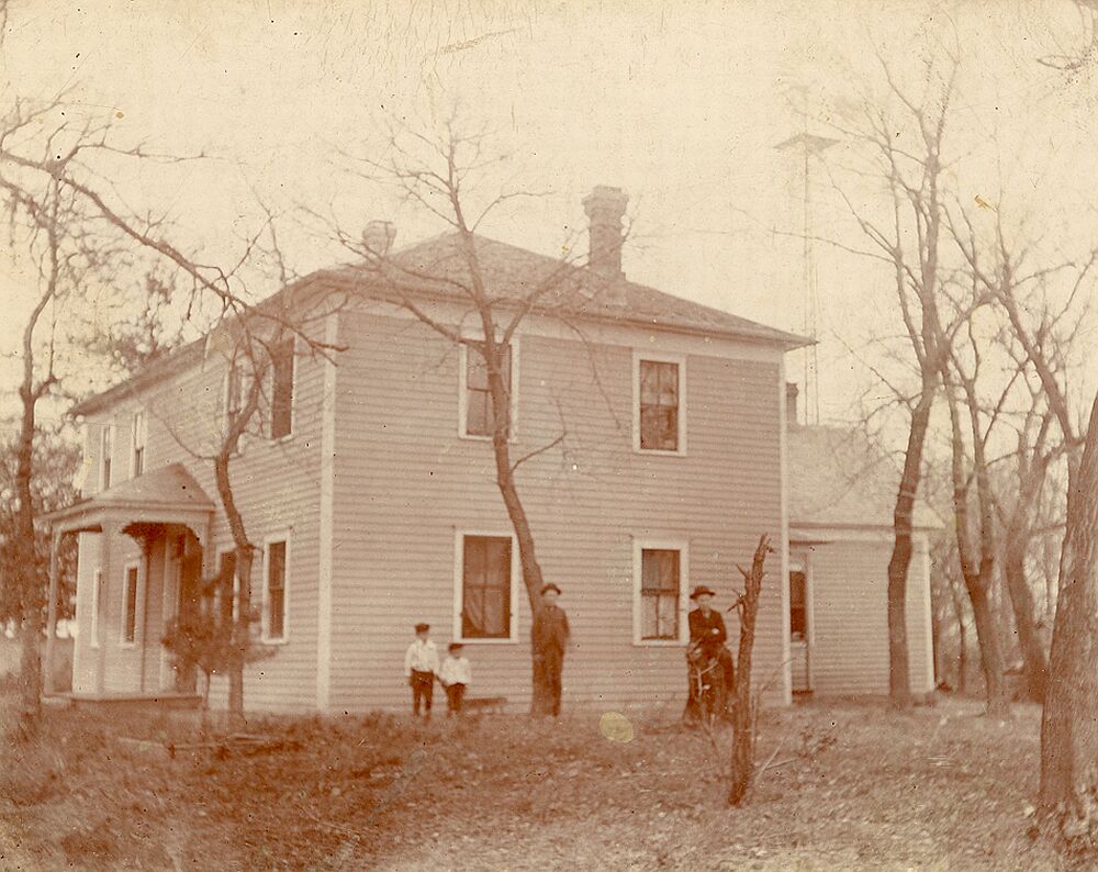 C.W. Hillstrom farm home in San Francisco Township