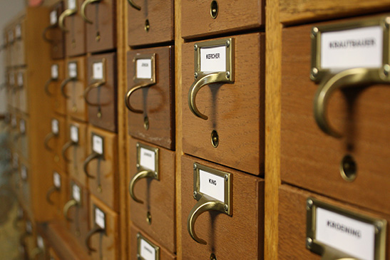 CCHS library drawers