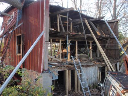 Andrew Peterson north barn stabilization